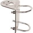 Mast bracket and wall bracket in  galvanized steel