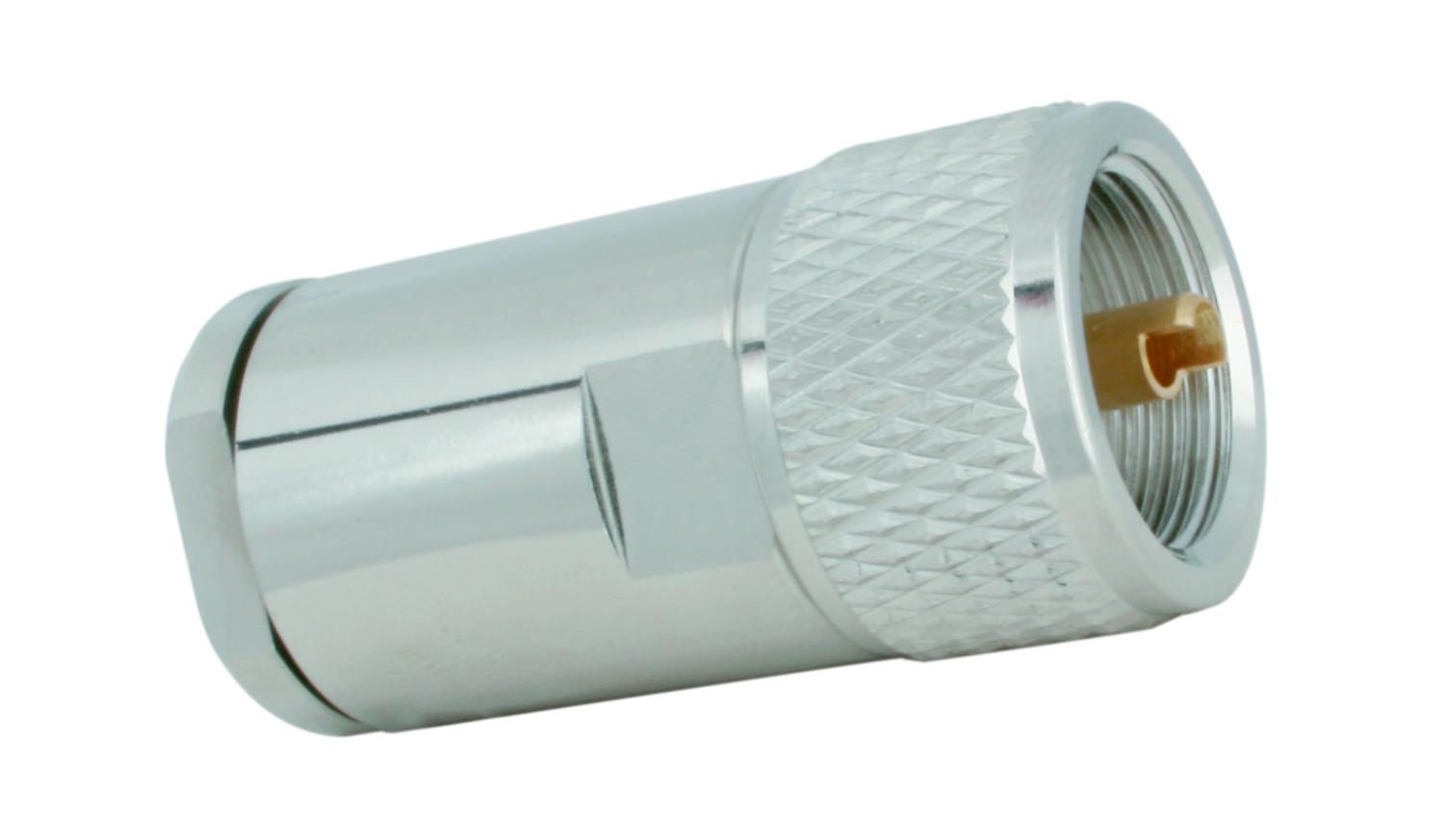 UHF-male  Ecoflex10 / Aircom / RG213 / RG214 solder